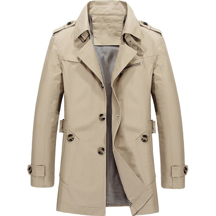 Victor™ | Klassieke heren trenchcoat