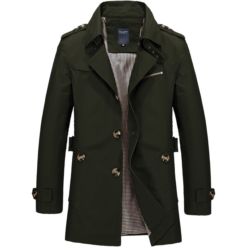 Victor™ | Klassieke heren trenchcoat