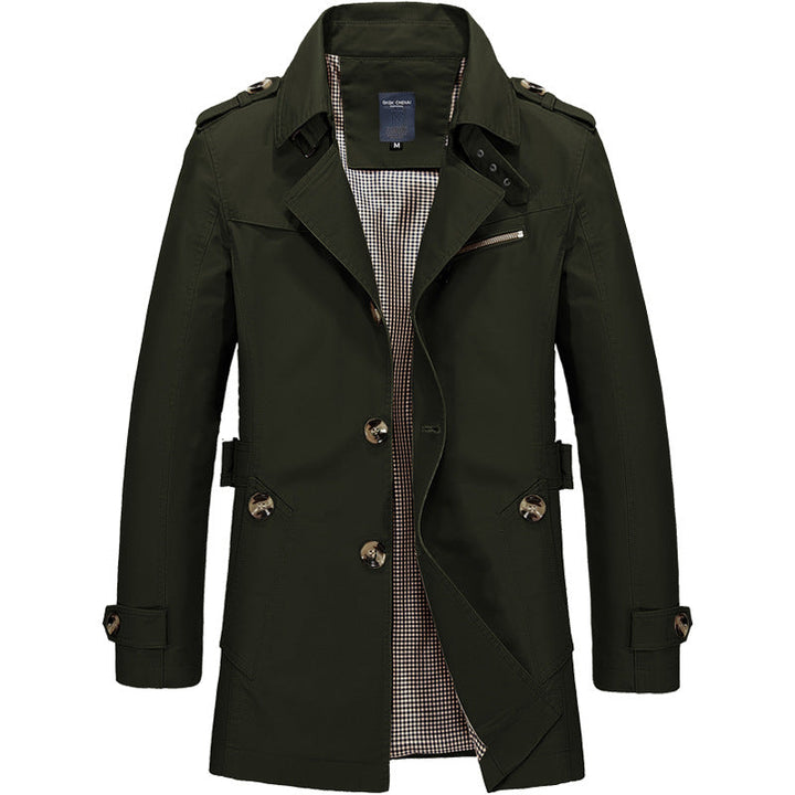 Victor™ | Klassieke heren trenchcoat