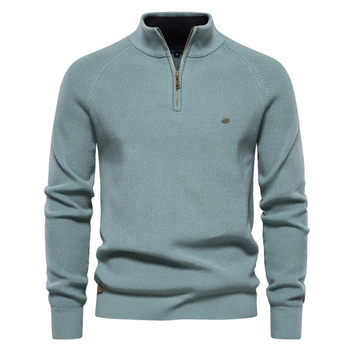 Mavero™ | Elegante Gebreide Herentrui met Rits