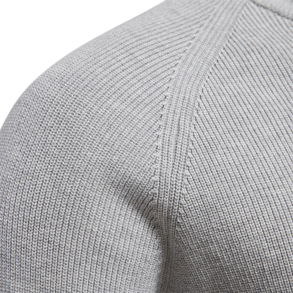 Mavero™ | Elegante Gebreide Herentrui met Rits