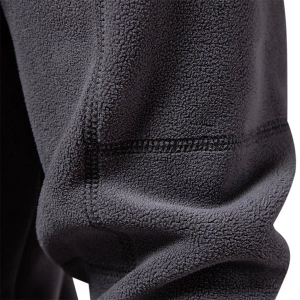 Luca™ | Warme fleece trui met ritskraag