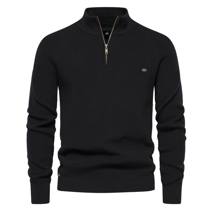 Mavero™ | Elegante Gebreide Herentrui met Rits