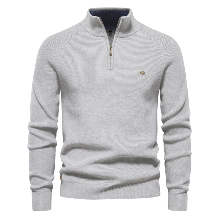 Mavero™ | Elegante Gebreide Herentrui met Rits