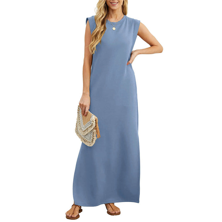 Sena™ | Mouwloze maxi-jurk met split