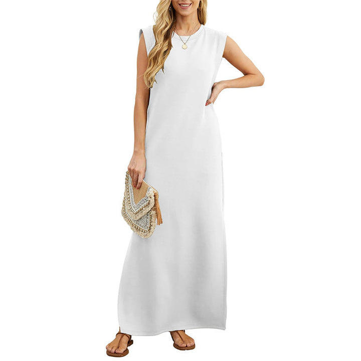 Sena™ | Mouwloze maxi-jurk met split