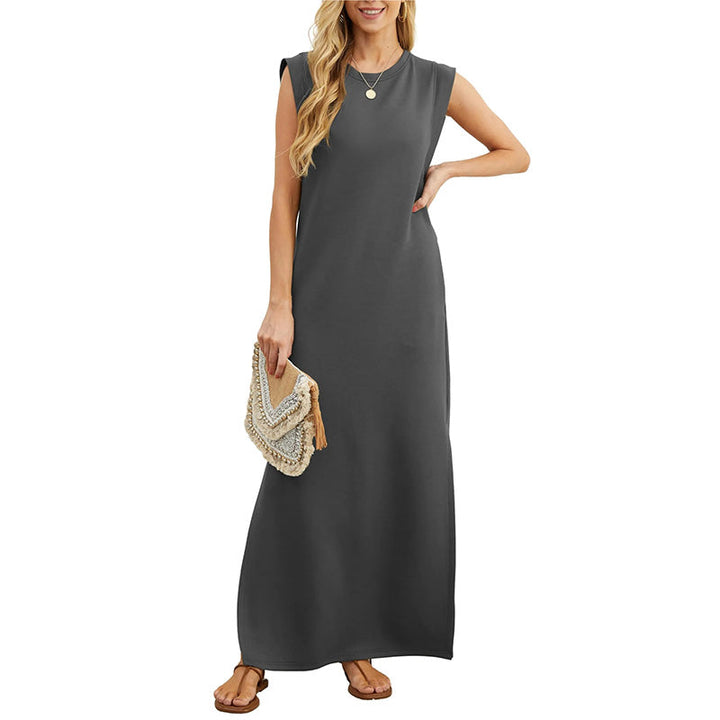 Sena™ | Mouwloze maxi-jurk met split