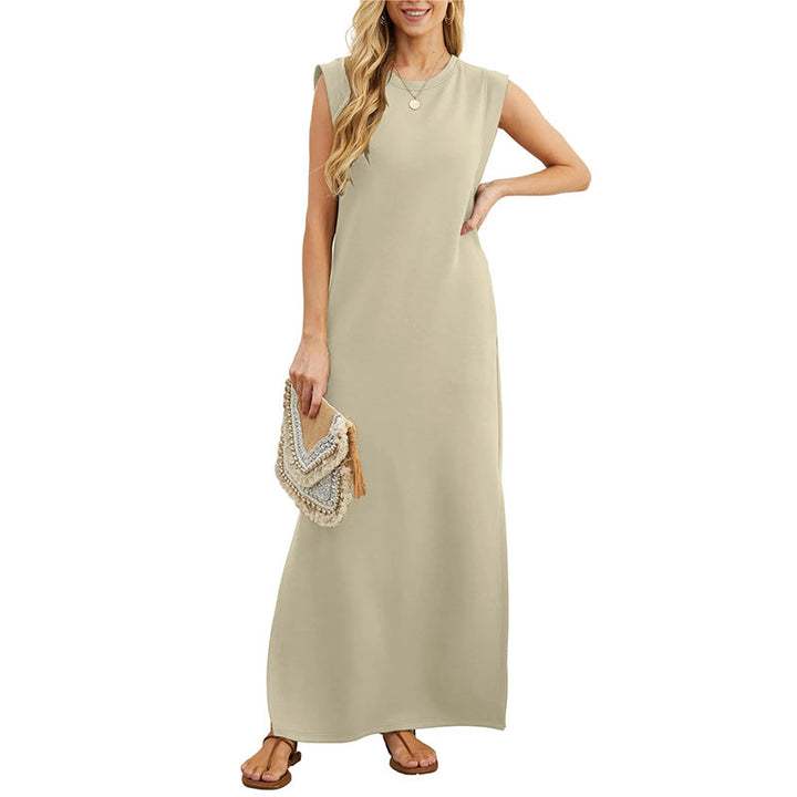 Sena™ | Mouwloze maxi-jurk met split