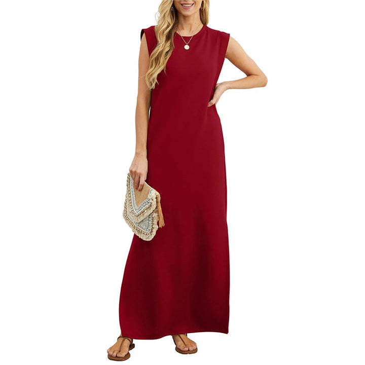 Sena™ | Mouwloze maxi-jurk met split